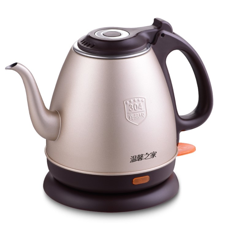 小型家用不銹鋼燒水壺1.2L旅行小迷你電水壺自動斷電泡茶壺電熱水