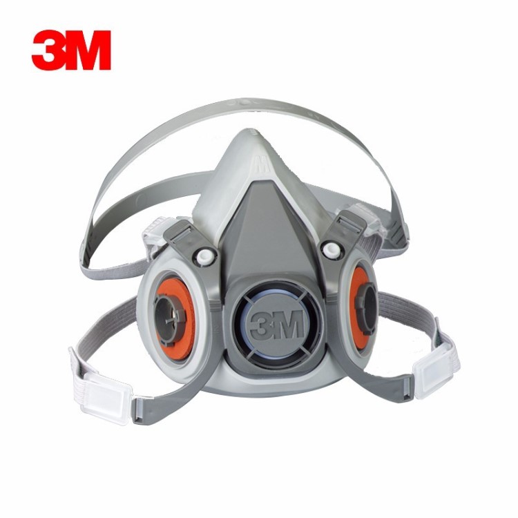 3M 6100半面型防護面具 防毒面具 防化學核輻射【未稅】