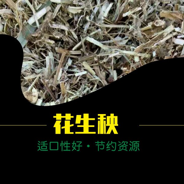 厂家直销牛羊畜牧草饲料 花生秧干草料花生秸秆青贮粗饲料