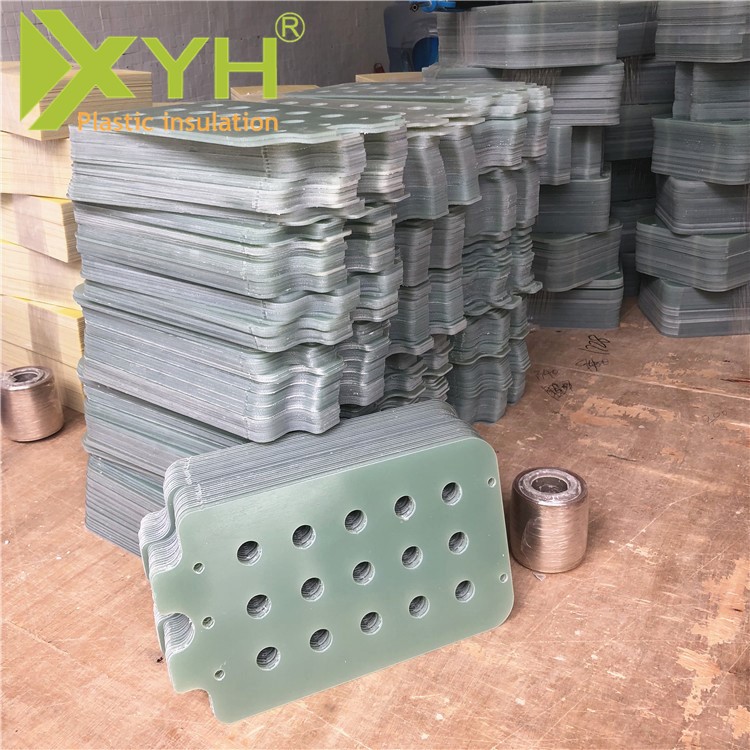 FR4玻纖板加工件定制 耐高溫治具板切割 水綠色環氧板直銷