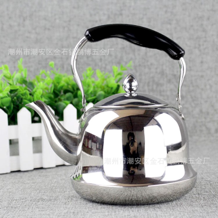 不銹鋼茶壺手提壺酒店用品花茶壺帶茶漏水壺電磁爐小壺1.0L1.5L