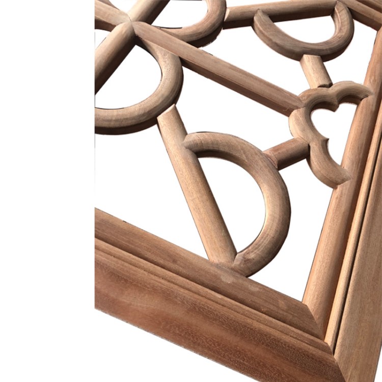 掛屏實(shí)木花格 書房酒店餐廳玄關(guān)隔斷背景 新中式木質(zhì)花格柵