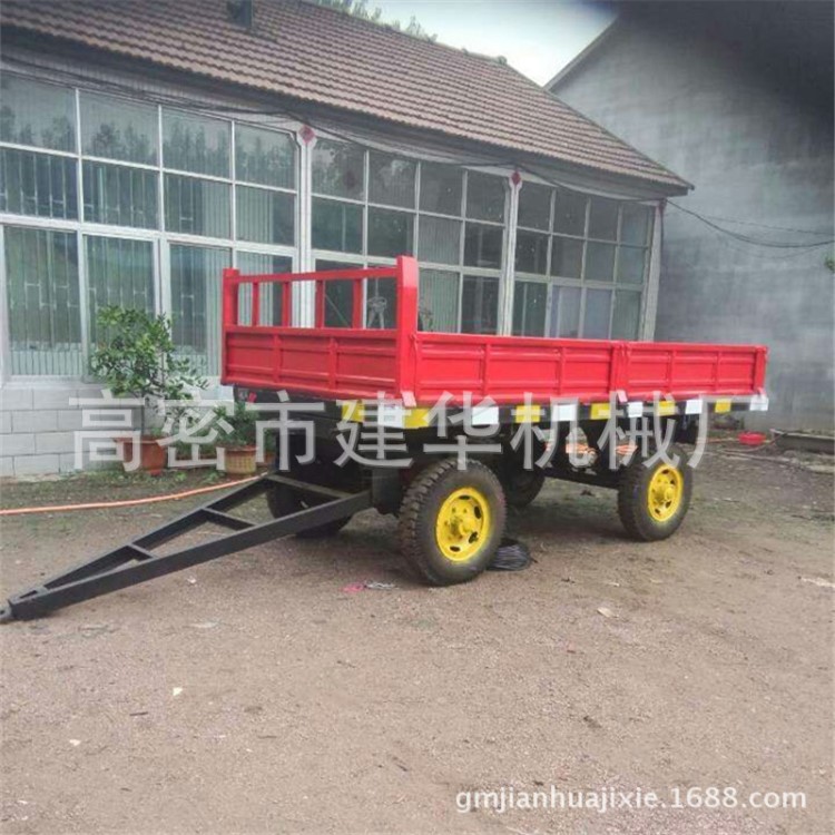 廠家直銷農(nóng)用5噸四輪半掛牽引掛車 農(nóng)用機械掛車 箱式掛車 批發(fā)