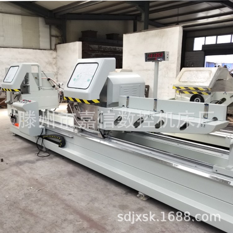 鋁型材雙頭切割鋸 斷橋鋁門窗加工設備 鋁合金門窗制作機器