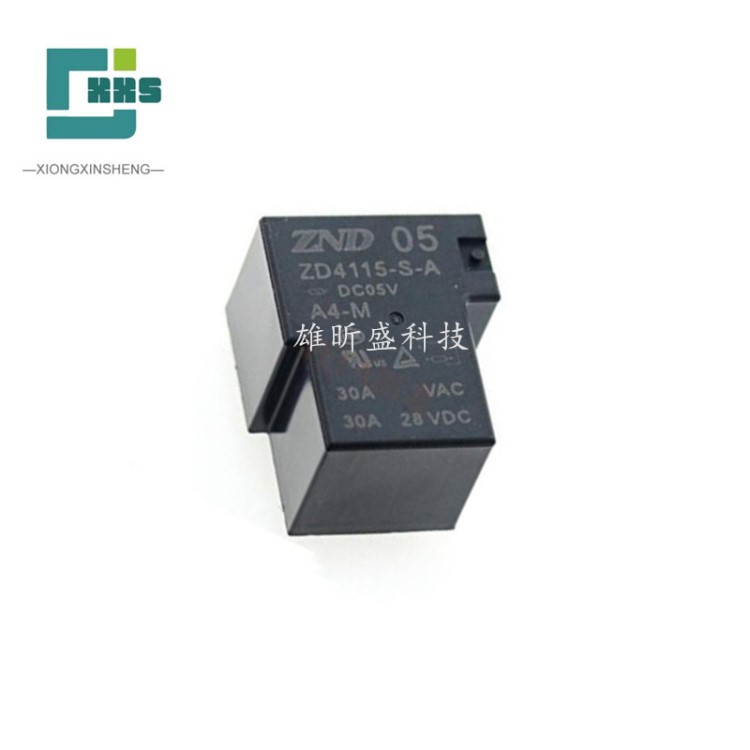 原裝 ZD4115-S-A-DC05V-A4-M 一組常開 4腳 30A ZND震德繼電器