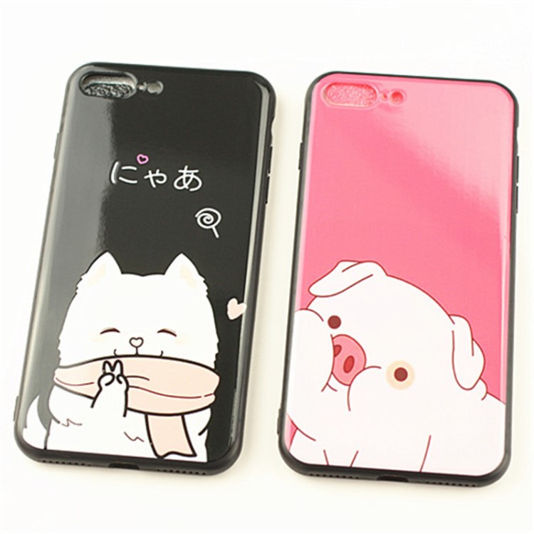 適用OPPO R17 K1 A7X Reno A37 高光烤瓷手機殼彩繪保護套光油