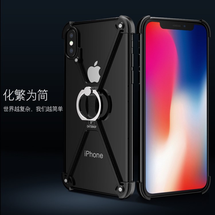 派凡iphoneX手機(jī)殼適用蘋(píng)果X保護(hù)套金屬邊框個(gè)性創(chuàng)意防摔禮品定制