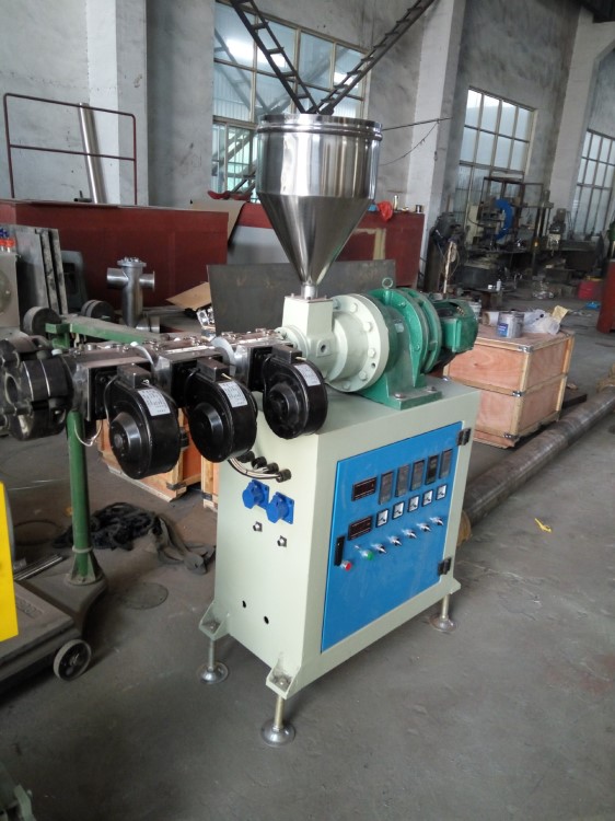 【管材生產線】單螺桿塑料擠出機 PE.PP管材機..色標線擠出機