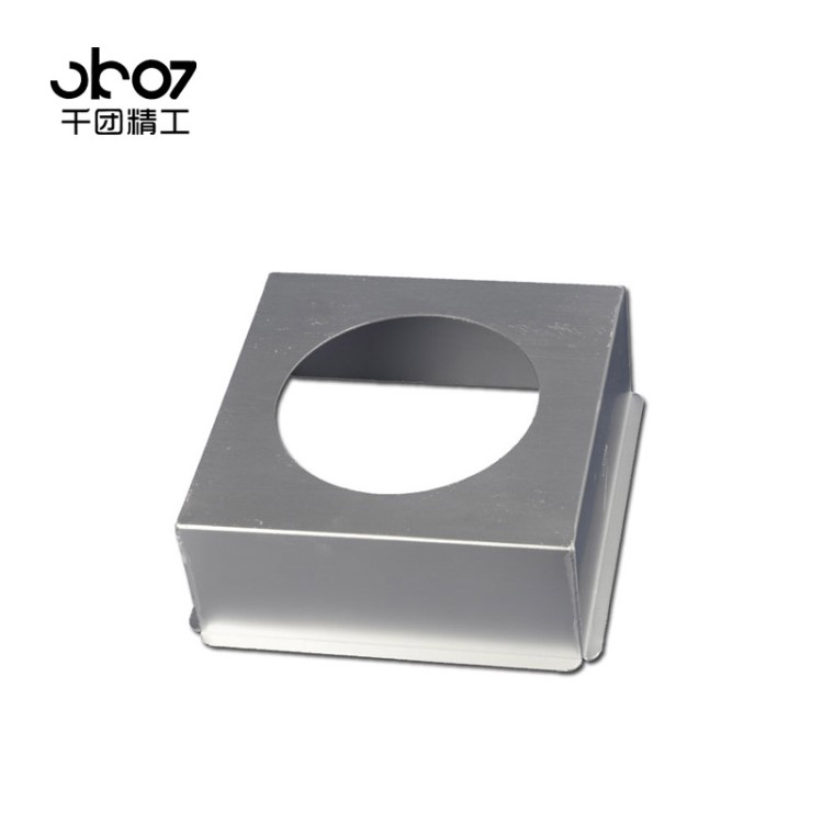 千團精工 7寸陽極正方形活底模鋁正方型戚風蛋糕烘焙模具可定制