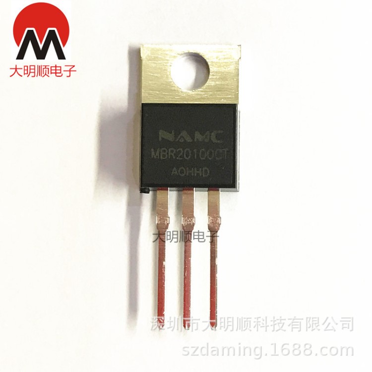 原裝耐美 肖特基三極管 MBRF10200CT TO220F廠家直銷 10A 200V