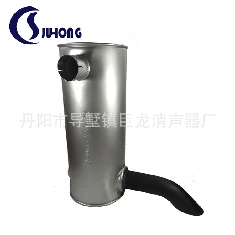住友SH210原車款鍍鋁雙層消聲器，挖掘機消音器，排氣管，煙通