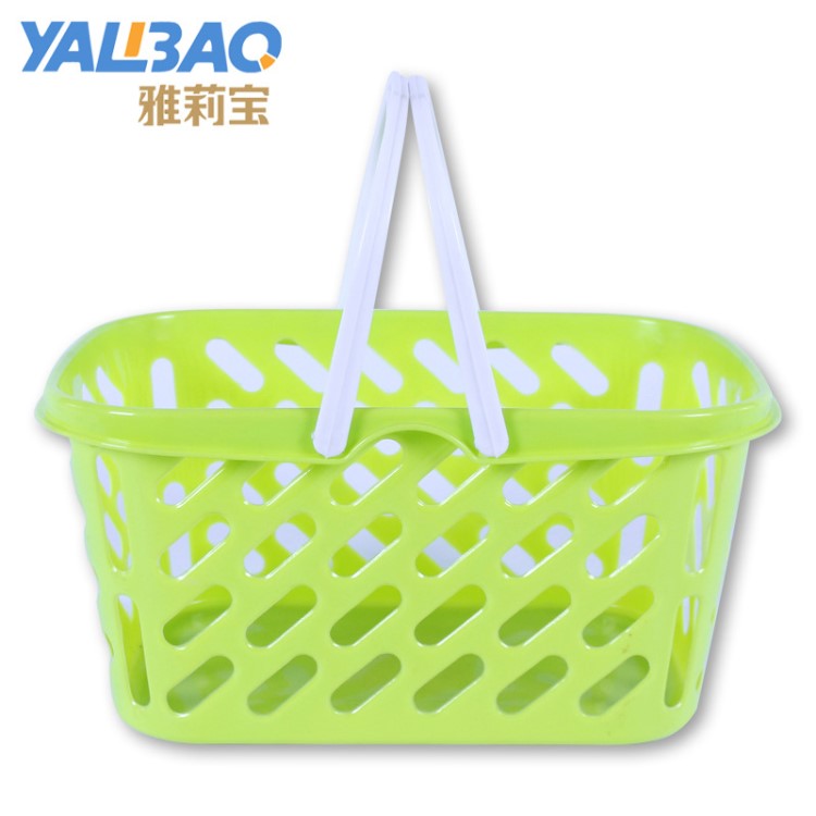 塑料沐浴提籃 水果塑料籃子 化妝品收納籃 塑料小提籃