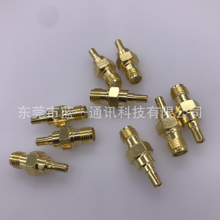 CRC9/SMAK CRC9J公頭轉SMA母頭 中興華為網卡天線射頻同軸轉接頭