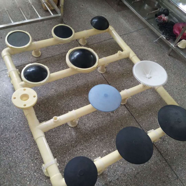 污水填料鮑爾環彈性填料曝氣器蜂窩填料MBR膜布水器排水帽空心球