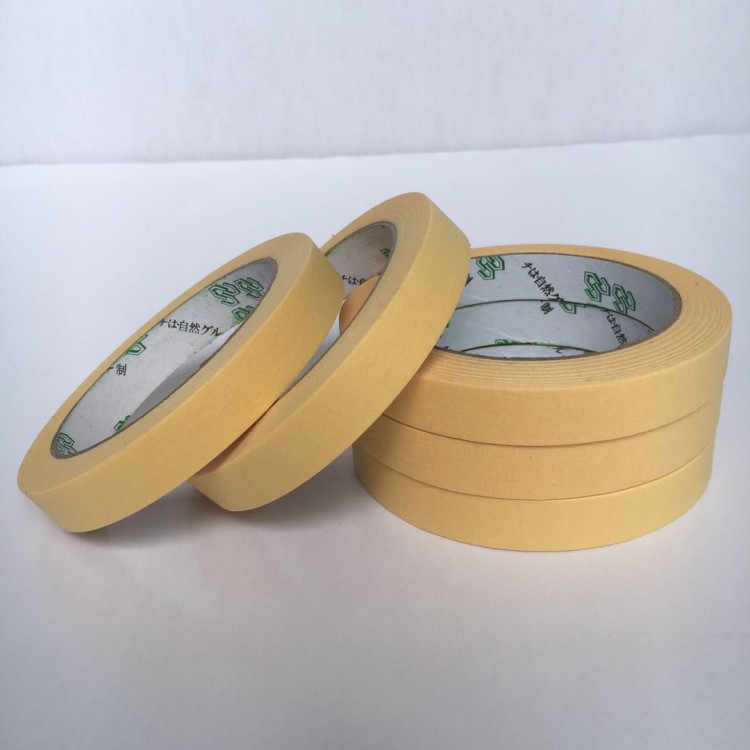 黃色美紋紙膠帶外墻粉刷專用美紋紙美紋紙膠帶雙面膠 防水膠帶