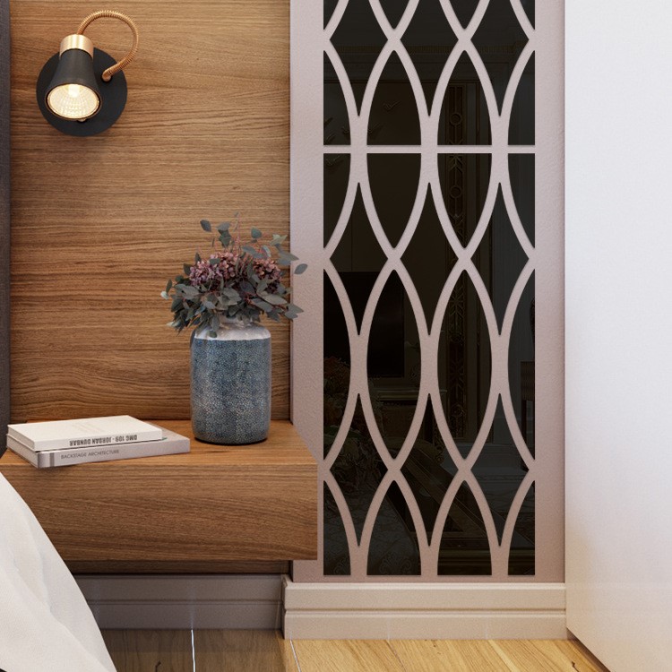 廠家直銷(xiāo) 創(chuàng)意亞克力鏡面組合型墻貼 diy時(shí)尚家居背墻美化裝飾