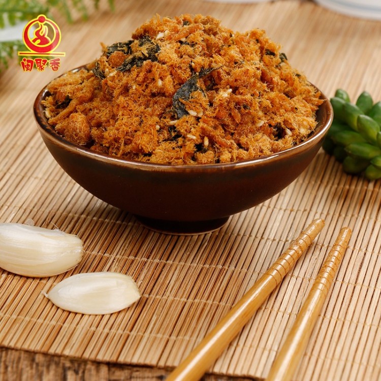 閩聚香3a級海苔小貝肉松 香酥美味面包壽司飯團搭檔廠家直銷批發