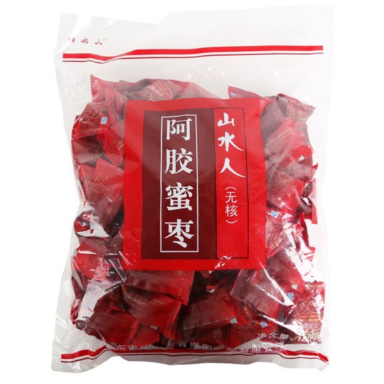 山東特產(chǎn)阿膠蜜棗無核獨(dú)立小包紅棗零食500克包郵