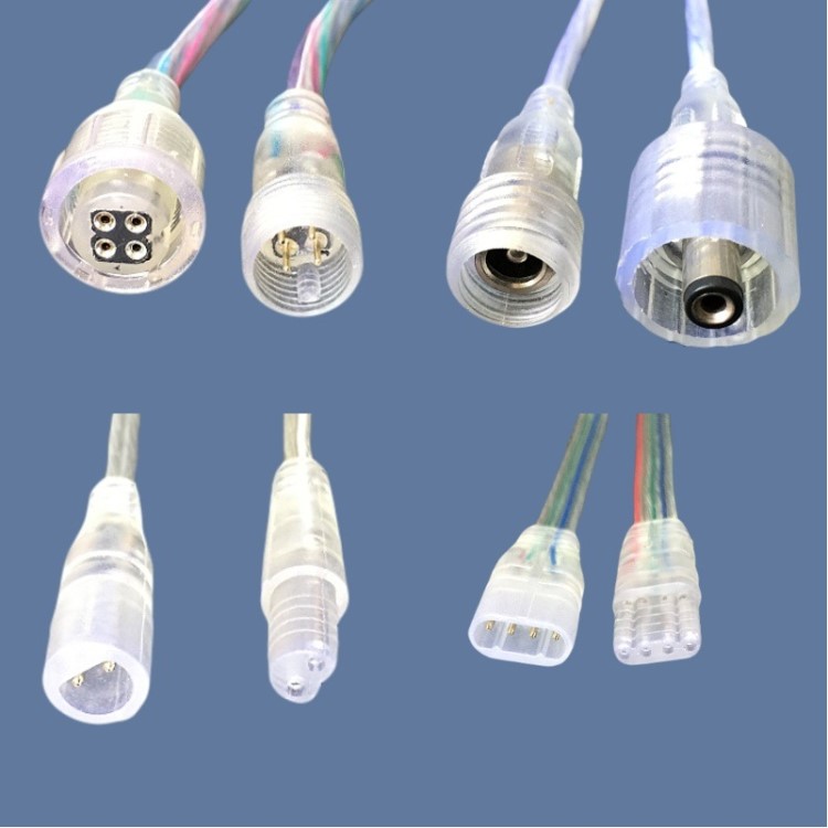 廠家直銷快速接線端子DC頭接插件注塑防水接頭并線器線束加工定制