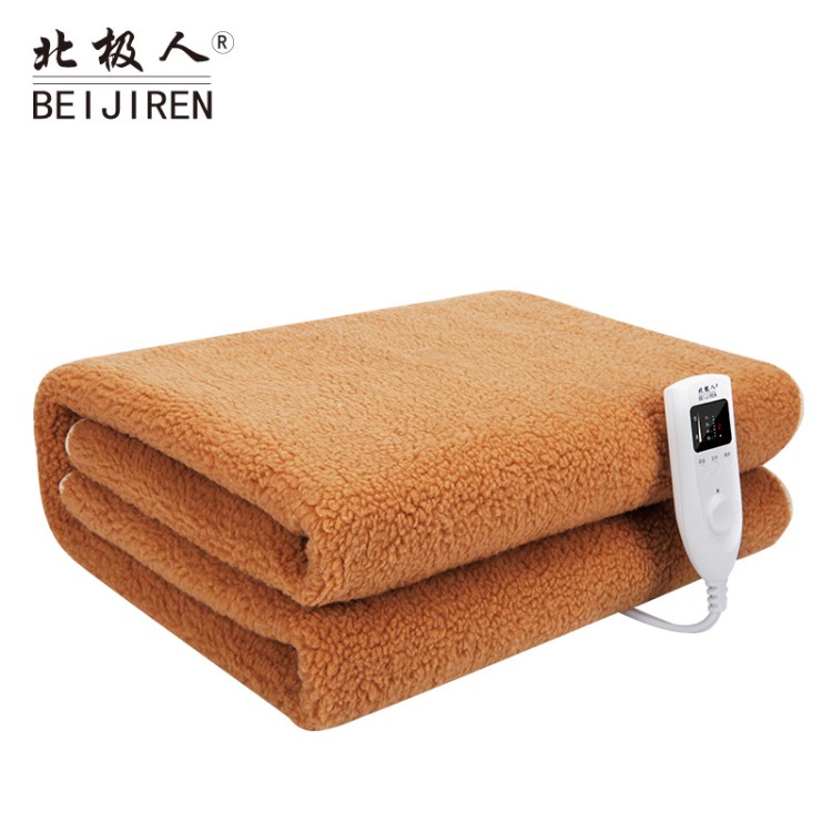 北極人電熱毯?jiǎn)稳藢W(xué)生宿舍電褥子加厚智能定時(shí)小功率1米寬