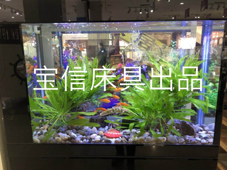 廠家定制批發(fā)大型魚缸，酒柜款水族箱，有機玻璃魚缸