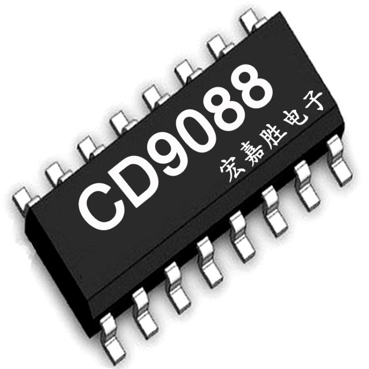 CD9088 SOP16 電調(diào)諧調(diào)頻收音機(jī)電路 收銀耳機(jī) CD9088CB