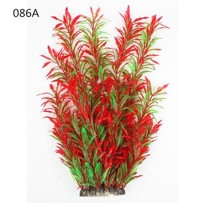 廠家仿真水草 水族裝飾品 魚缸造景植物塑料假水草批發38厘米大號