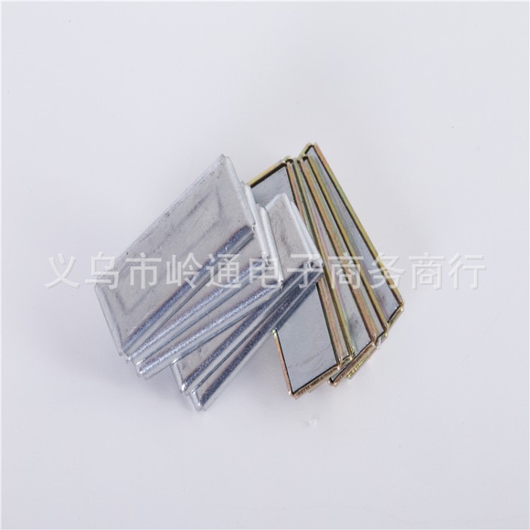 訂做N35釹鐵硼方形單面磁25*10*2精品禮盒門柜對吸包裝磁帶帽磁扣