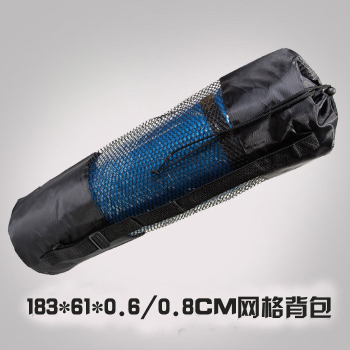 厂家直销61宽6mm8MM厚瑜伽垫背包，背袋，便携包瑜伽垫包网格包