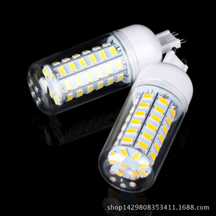 現(xiàn)貨 LED節(jié)能防爆燈 LED G9 56珠5730帶罩玉米燈110V 220V