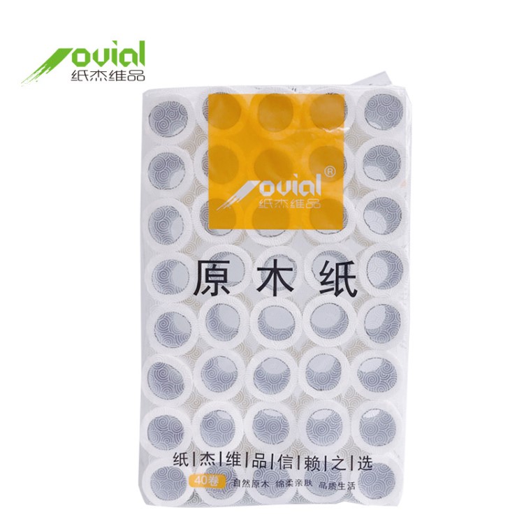 賓館用卷紙40g*40卷提裝商用酒店公共場所衛(wèi)生間小卷紙衛(wèi)生紙批發(fā)