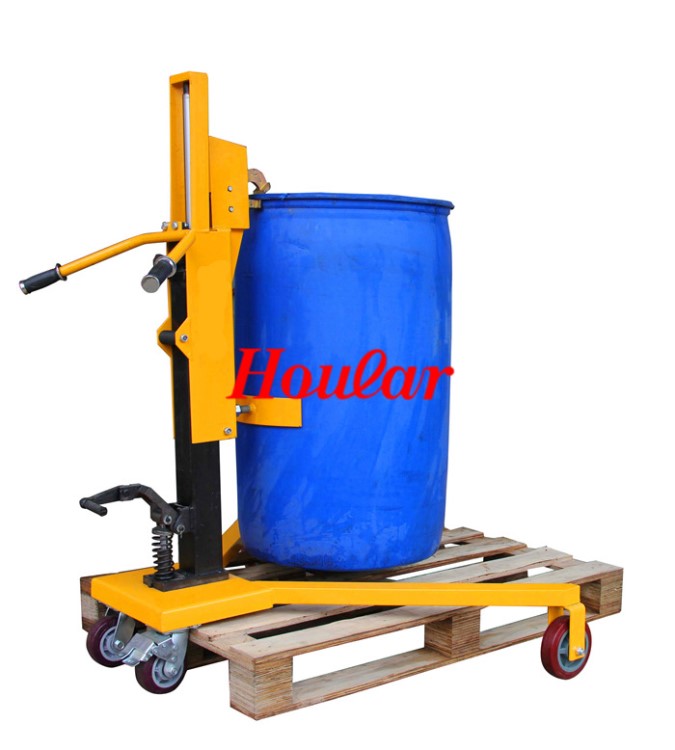 DT350ABC腳踩式油桶搬運車350kg油桶升降車直角液壓油桶搬運車