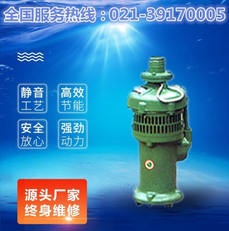 奧利水泵 QY型充油式潛水泵 排污泵 不阻塞 電力排灌設備 鑄鐵