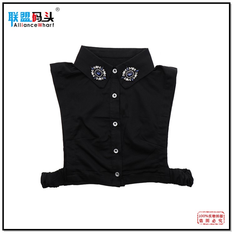 秋冬季女式假領(lǐng)子新品棉披肩尖領(lǐng)簡(jiǎn)約百搭襯衫領(lǐng)襯衣領(lǐng)