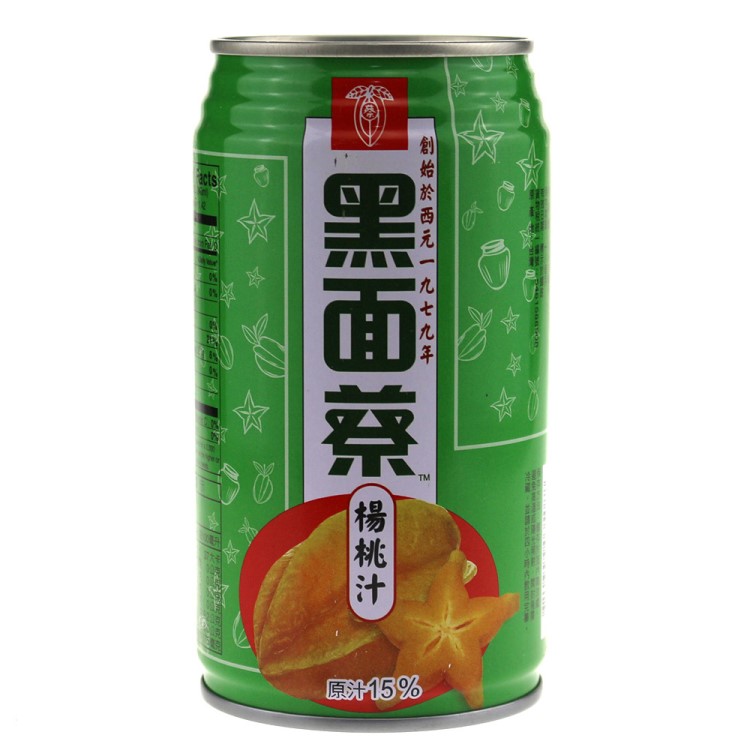 臺(tái)灣果汁果味飲料- 黑面蔡楊桃汁原汁10%楊桃汁飲料