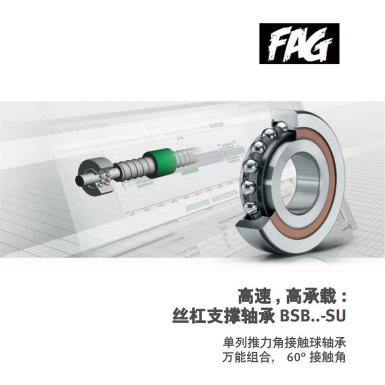 原裝FAG滾珠絲杠軸承BSB2047-2Z-SU雙面密封20*47*15絲桿軸承