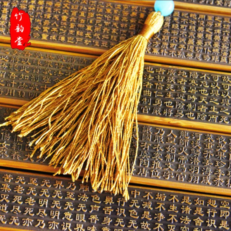 激光快速刻字竹雕戒尺 仿古特色景區工藝品 炭化戒尺帶刻度尺