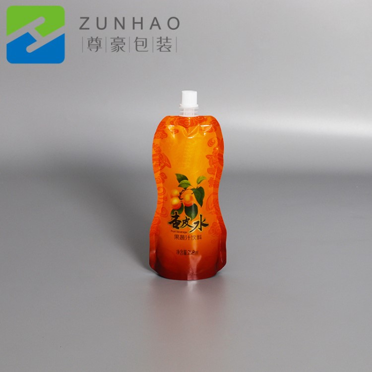 定制包裝豆漿飲料食品袋透明彩印液體復合袋食品調料袋自立吸嘴袋