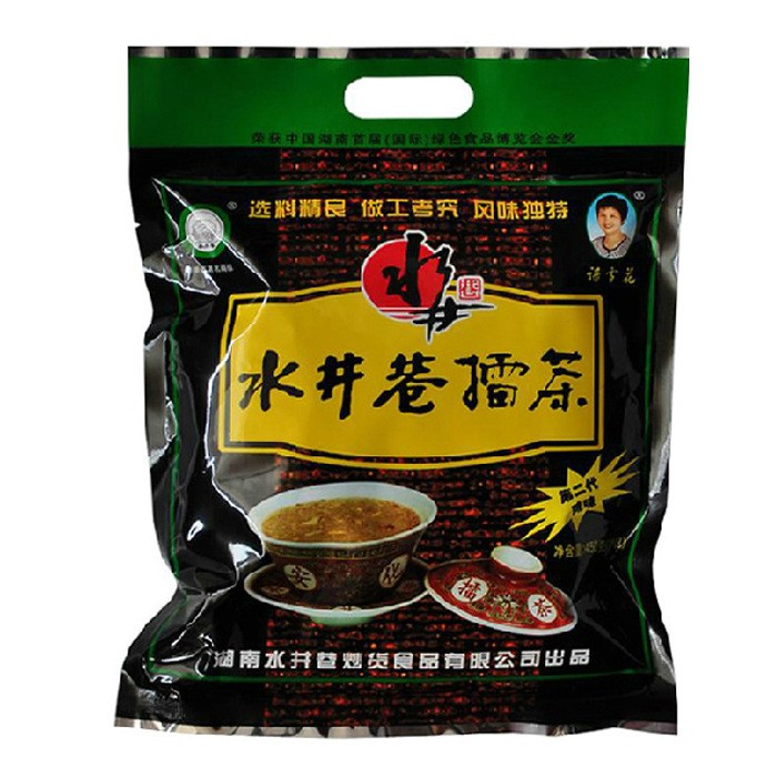 湖南益陽特產水井巷咸味擂茶安化甜味擂茶早餐代餐沖飲品450g