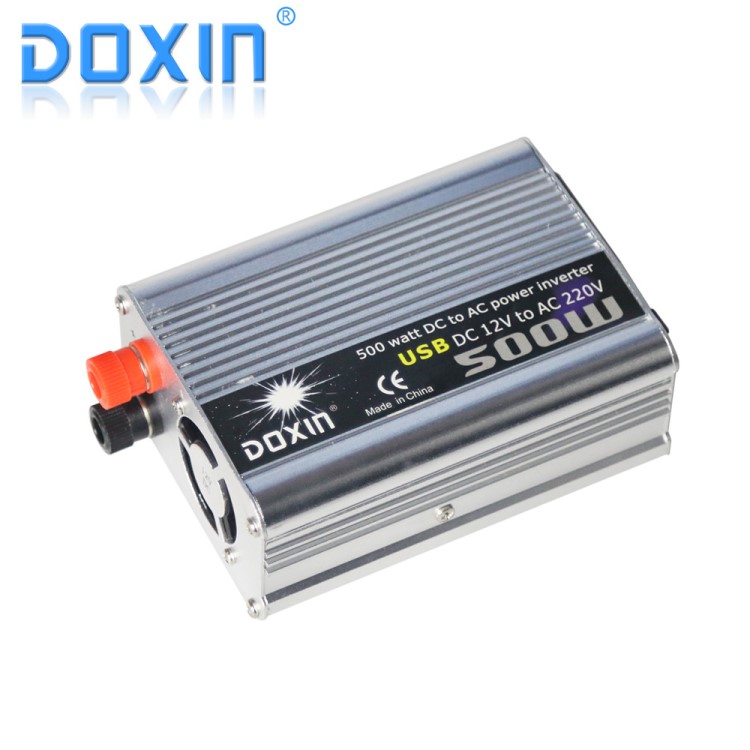 DOXIN 12v/24V轉220v車載電源轉換器 500w帶USB插口車載逆變器