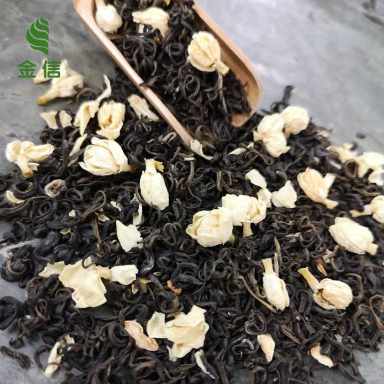 2019新茶碧潭飘雪茉莉花茶浓香广西横县散装批发花果茶叶茉香绿茶