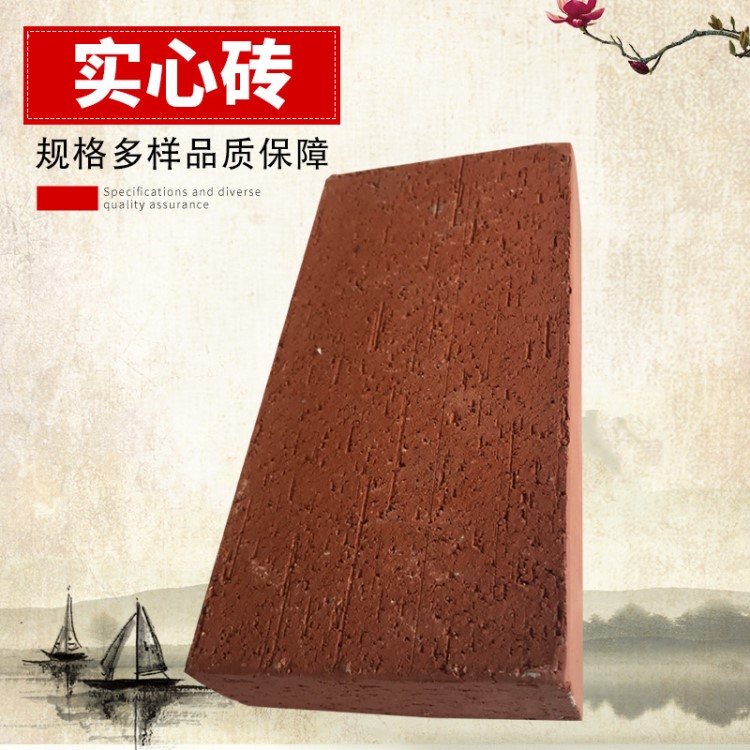 混泥陶土實心磚別墅自建房外墻實心磚盲道停車場防腐蝕實心磚