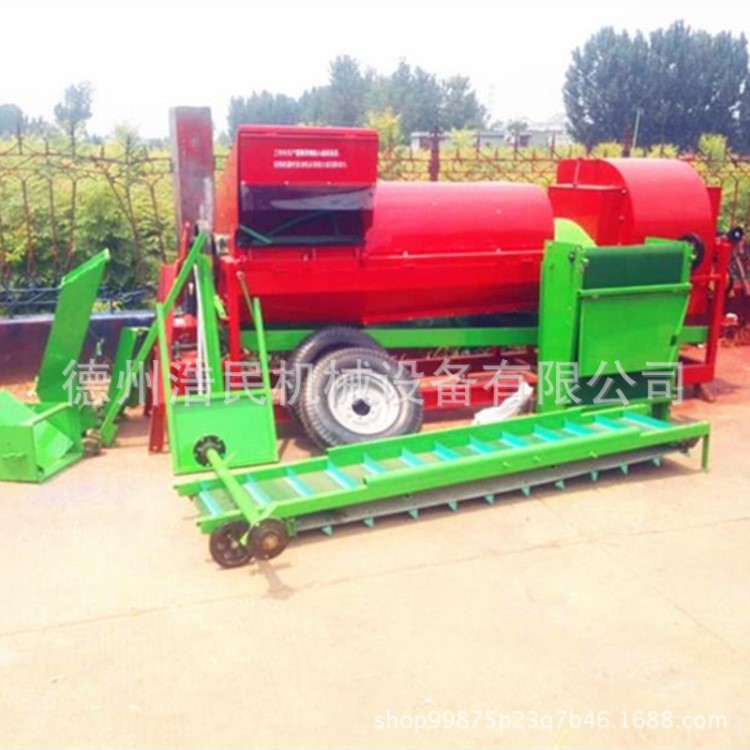 花生摘果帶全自動裝袋裝車供應自走式花生廠家直銷干濕兩用摘果機