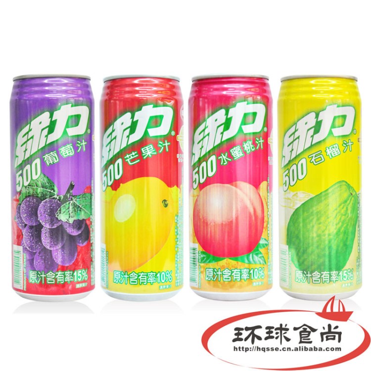 臺灣綠力果汁飲料490ml 飲料芒果汁 葡萄汁檸檬汁