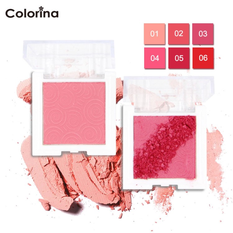 colorina彩妝單色腮紅自然修容眼影胭脂 持久顯色一件代發(fā)