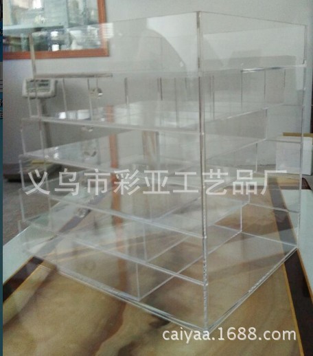 廠價直銷化妝品展示架 亞克力層架 有機玻璃彩妝展示架 護膚品展