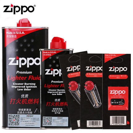 ZIPPO打火机油 一年口粮 355ML*1 133ML*1 火石*2 棉芯*1