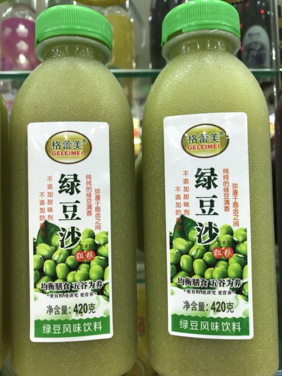 格蕾美 紅豆沙 綠豆沙 玉米露 黑芝麻糊 果味果汁飲料 420g*15瓶/