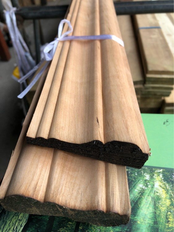 定制美國紅胡桃8*2.5窗套線腰線電視背景墻線窗花套線實木門套線