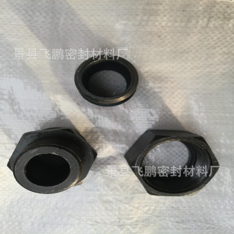 卡套式膠管接頭 高壓油管過渡接頭 英制六角螺母批發